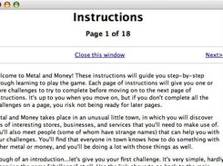 Instructions window