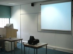 System components: PC, projector, webcam and projection area