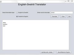 Kiswahili to English