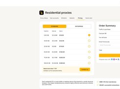 Flexible pricing for residential proxies: choose the right traffic volume in GB and get the best price per GB