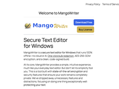 MangoWriter Screenshot 1