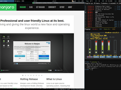 Manjaro Awesome WM Respin Screenshot 2