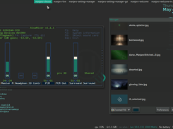 dmenu-manjaro, alsamixer, nitrogen