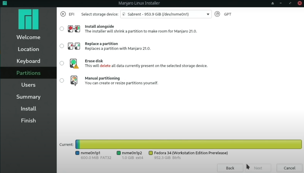 Manjaro Screenshot 1