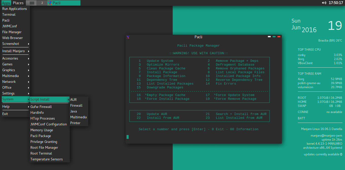 Package cache. JWM Linux. JWM WM. Manjaro тайлинговый оконный менеджер. Манжара линукс.