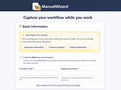 Capture your workflow