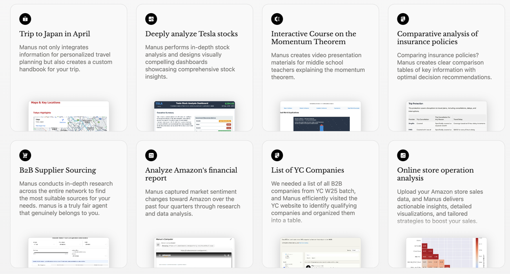 Manus AI Screenshot 1