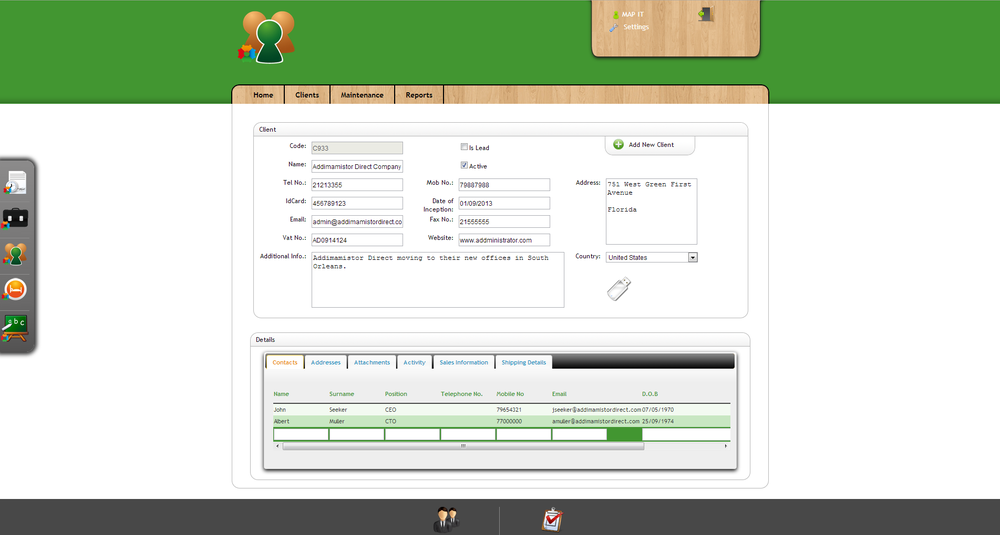 MAP.CRM Screenshot 1