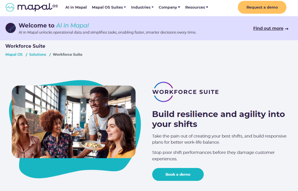 Mapal Workforce Suite Screenshot 1
