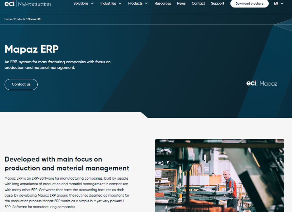 Mapaz ERP Screenshot 1