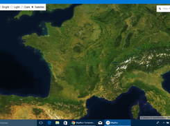 France in Satellite View