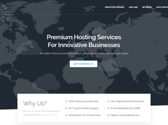 Dedicated Server Hosting Homepage