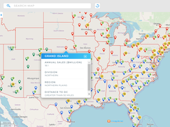 Map customer locations, distribution centers, franchises and more. Visualize your data in a real-world context to gain more insights into your business.