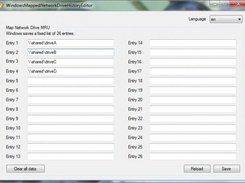 WindowsMappedNetworkDriveHistoryEditor Main Form (engl.)