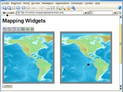 MappingWidgets with two maps and basic button functionality.