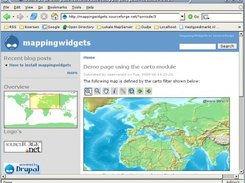 Using mappingwidgets in carto module of Drupal CMS.