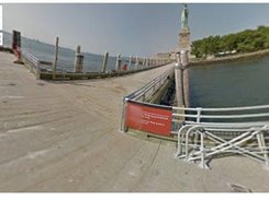 Interactive street view in 360 degrees panorama