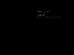 Graphics Mode Selection