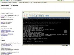 Initial screen of MapSnack