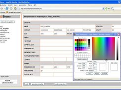 mapobject form with color editor