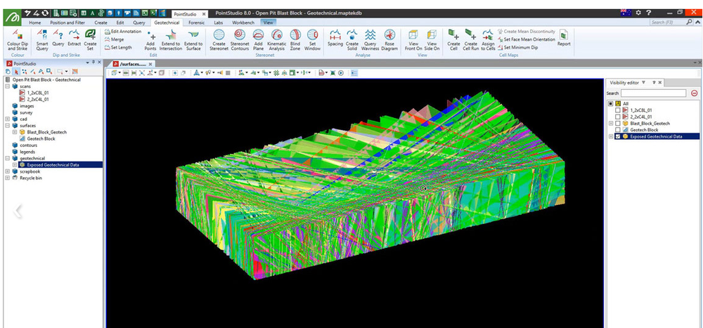 Maptek PointStudio Screenshot 1