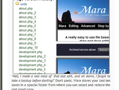 Responsive page on handheld device 