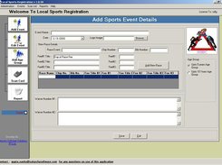 Marathon Registration Software Screenshot 1