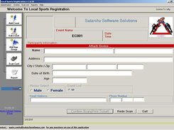 Marathon Registration Software Screenshot 1