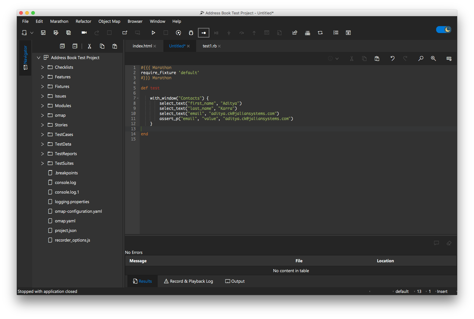 Marathon Gui Test Runner Web Swing Fx Download Sourceforge Net