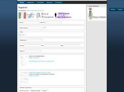 Registration form