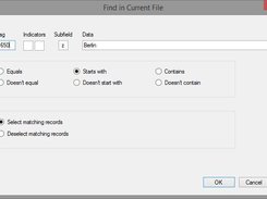 Search within MARC record files