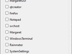 Add program dialog. It detecs automatically all programs with at least one window opened.