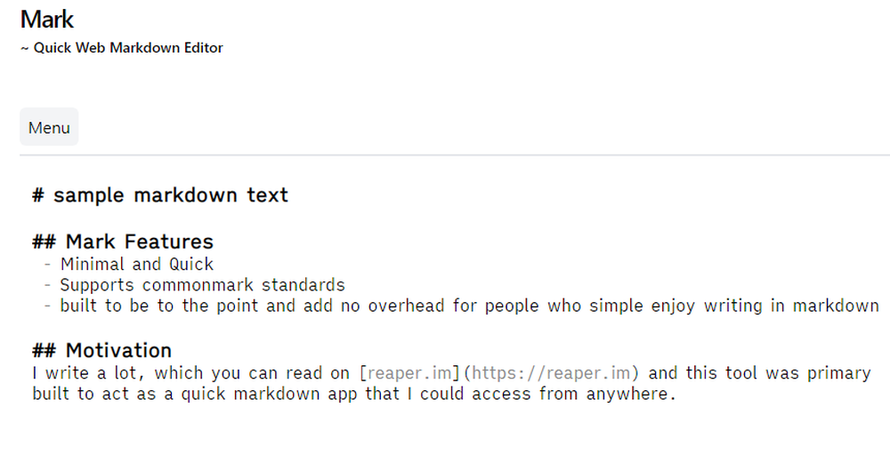 Mark Screenshot 1