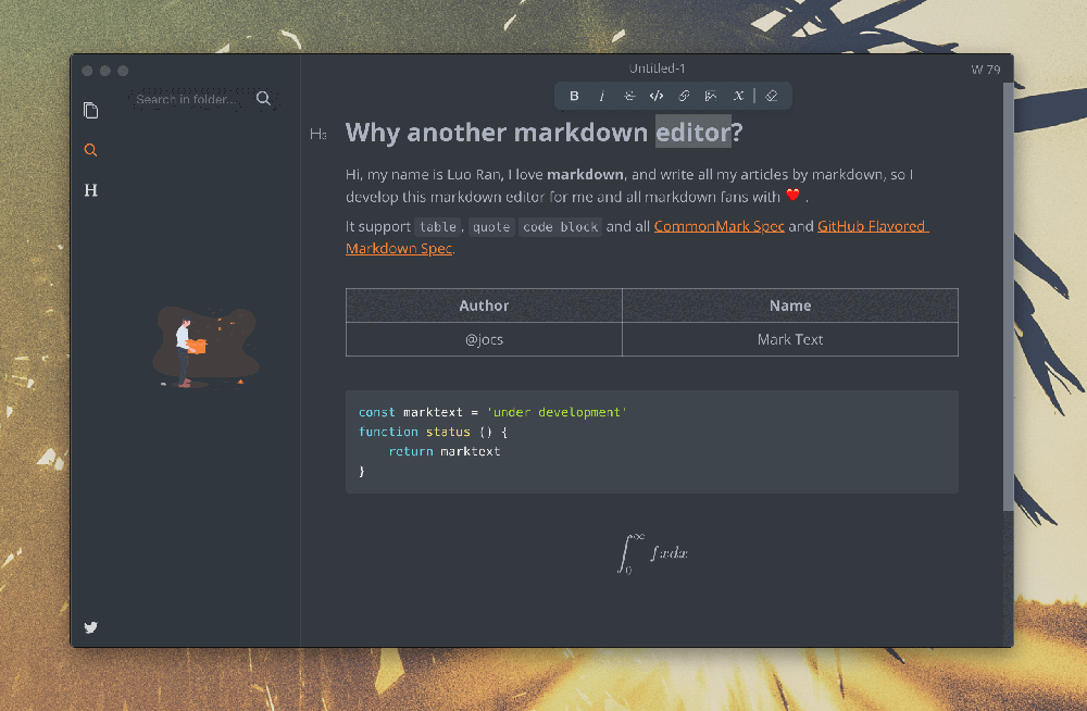 Mark Text Screenshot 1