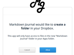 Markdown Journal Screenshot 1