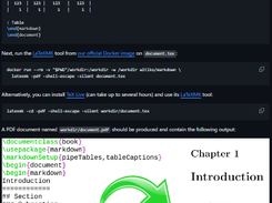 Markdown package LaTeX Screenshot 1