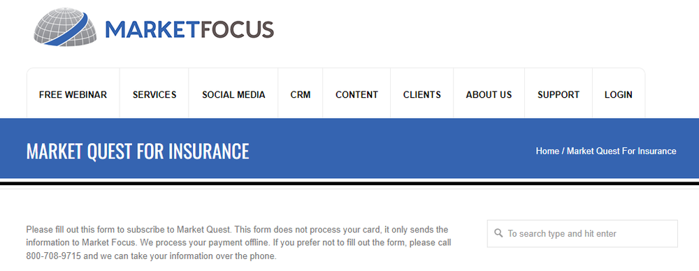 Market Quest For Insurance Screenshot 1