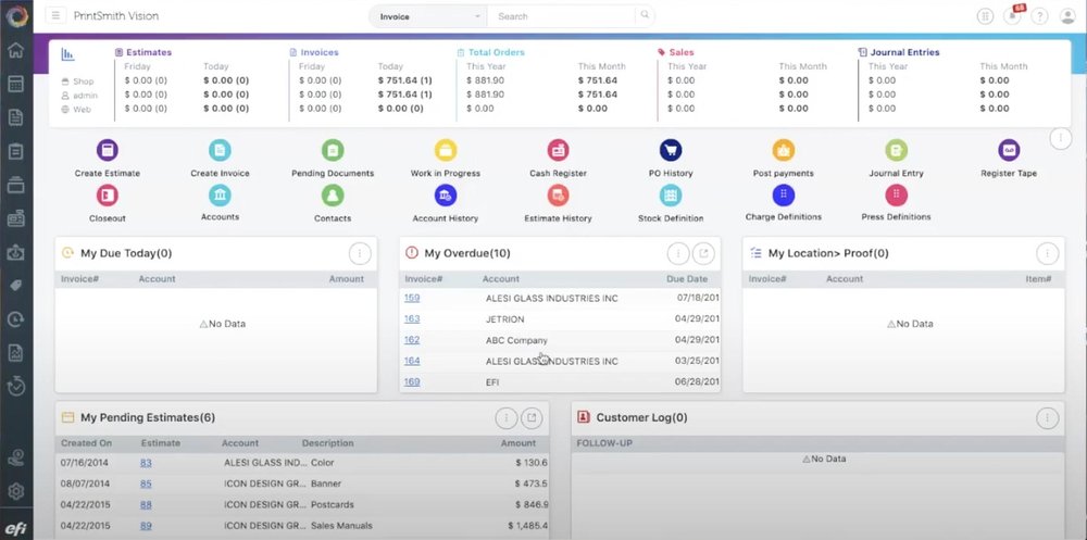 PrintSmith Vision Print Management Software