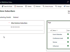 Sync Mailchimp Audiences, Members and Tags to CRM