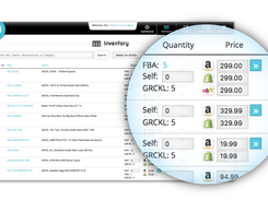 Adjust inventory and price across multiple marketplaces without having to drill into product details