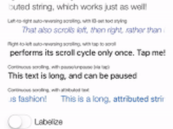 MarqueeLabel Screenshot 1