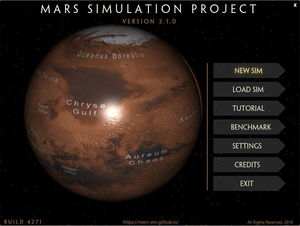 Mars Simulation Project Download Sourceforge Net