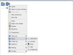 Note the goto menu (display all device connected using HAL)