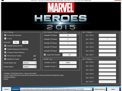 Marvel Heroes Advanced Settings Screenshot 1