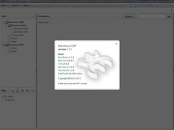 Admin panel about screen