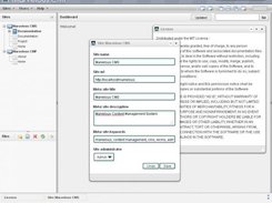 Admin panel some windows and gui elements
