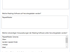 Download des RepeatMaskers und der benötigten Abhängigkeiten