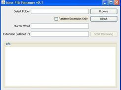 Mass File Renamer Screenshot 1