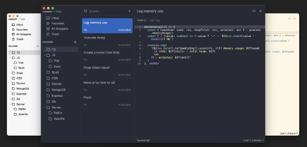 massCode Screenshot 1