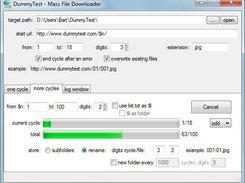 Mass File Downloader Screenshot 1
